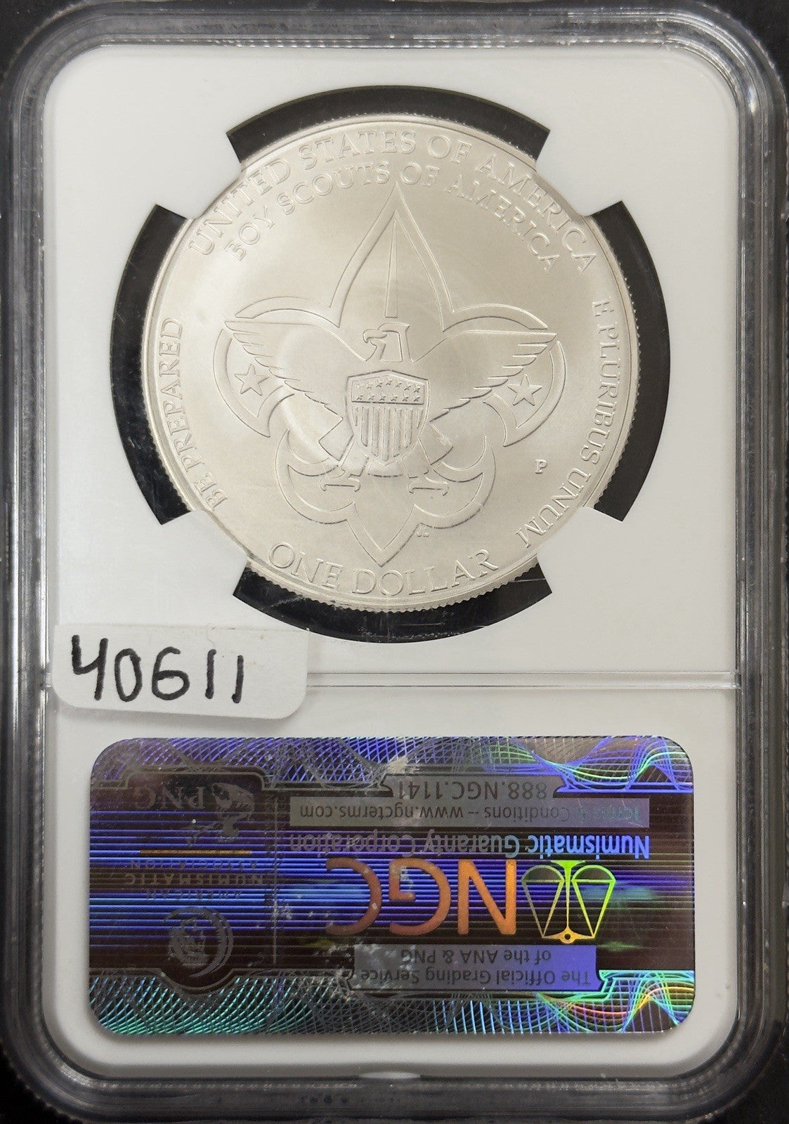 2010 P Boy Scouts Commemorative Dollar - NGC MS70 ( 40611 )