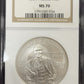 2004 P Thomas Alva Edison Silver Dollar - NGC MS70 ( 40604 )