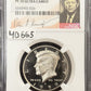 1999 S Kennedy Half Dollar Clad - NGC PF70 Ultra Cameo ( 40665 )