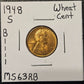 1948-S Lincoln Wheat Cent Ungraded Mint State B1111