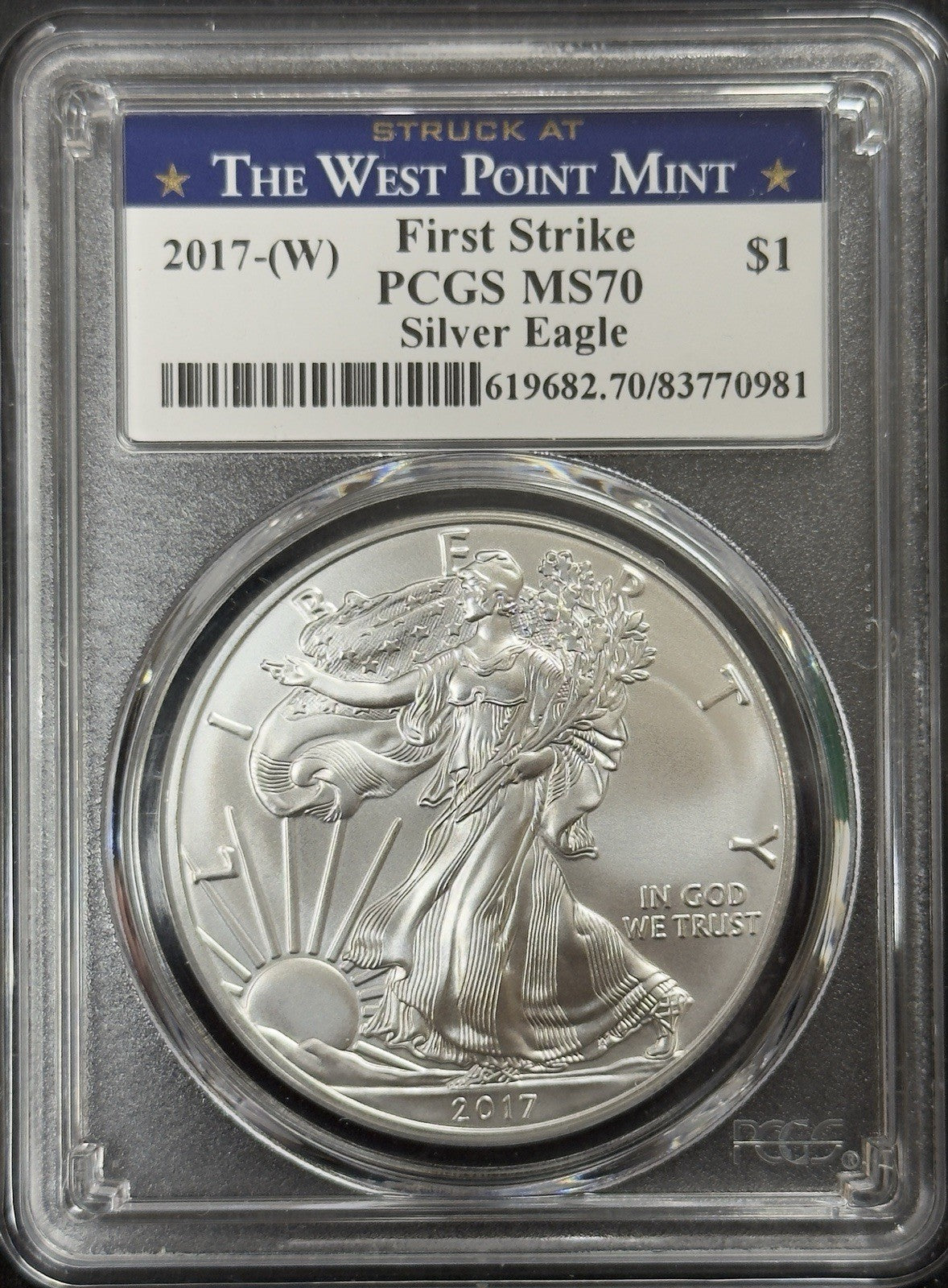 2017 W American Eagle - PCGS MS70 ( 40583 )