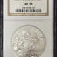 2007 P Jamestown Commemorative Dollar - NGC MS70 ( 40621 )
