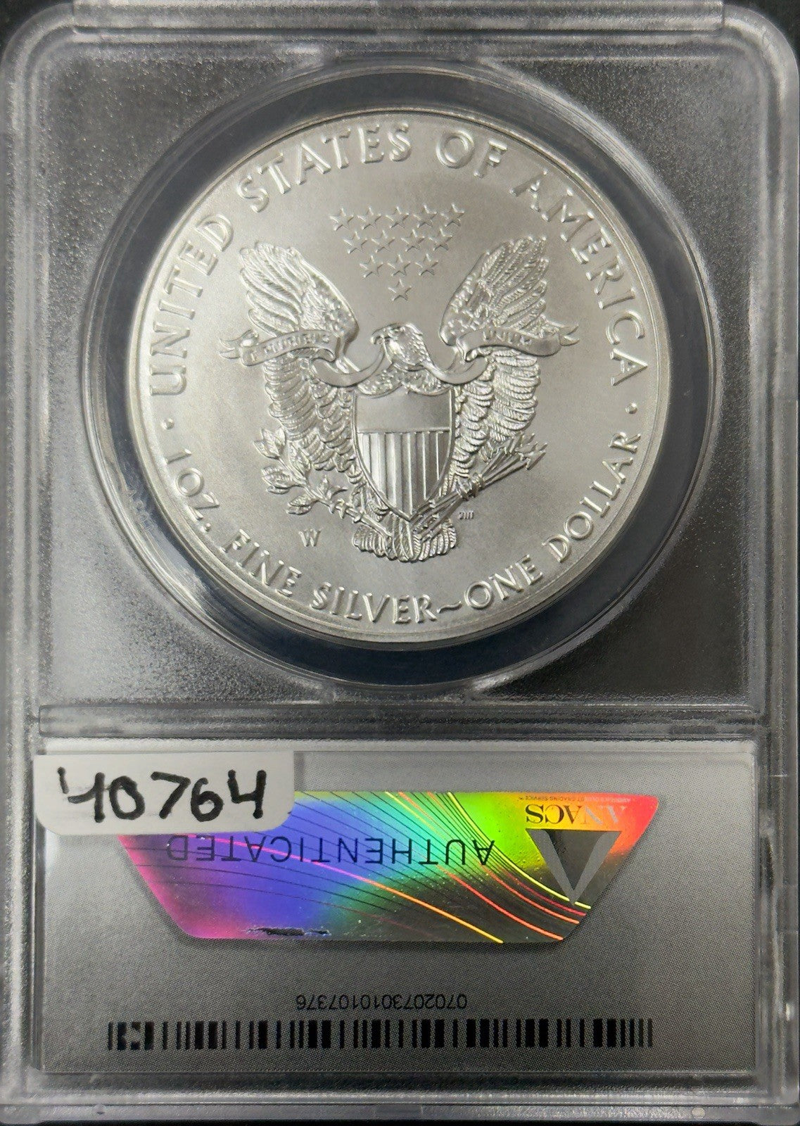 2016 W Silver Eagle - ANACS SP70 ( 40764 )