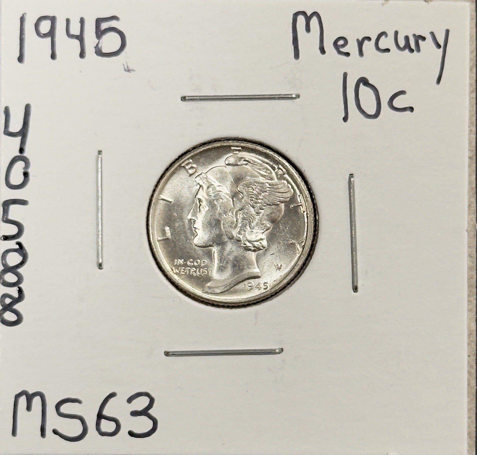 1945 Mercury Dime - Mint State ( 40588 )