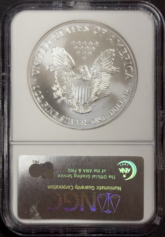 2002 Silver Eagle - NGC MS69 ( 40826 )