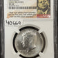 2014 D Kennedy Half Dollar 50TH Anniversary Silver - NGC SP69 ( 40669 )