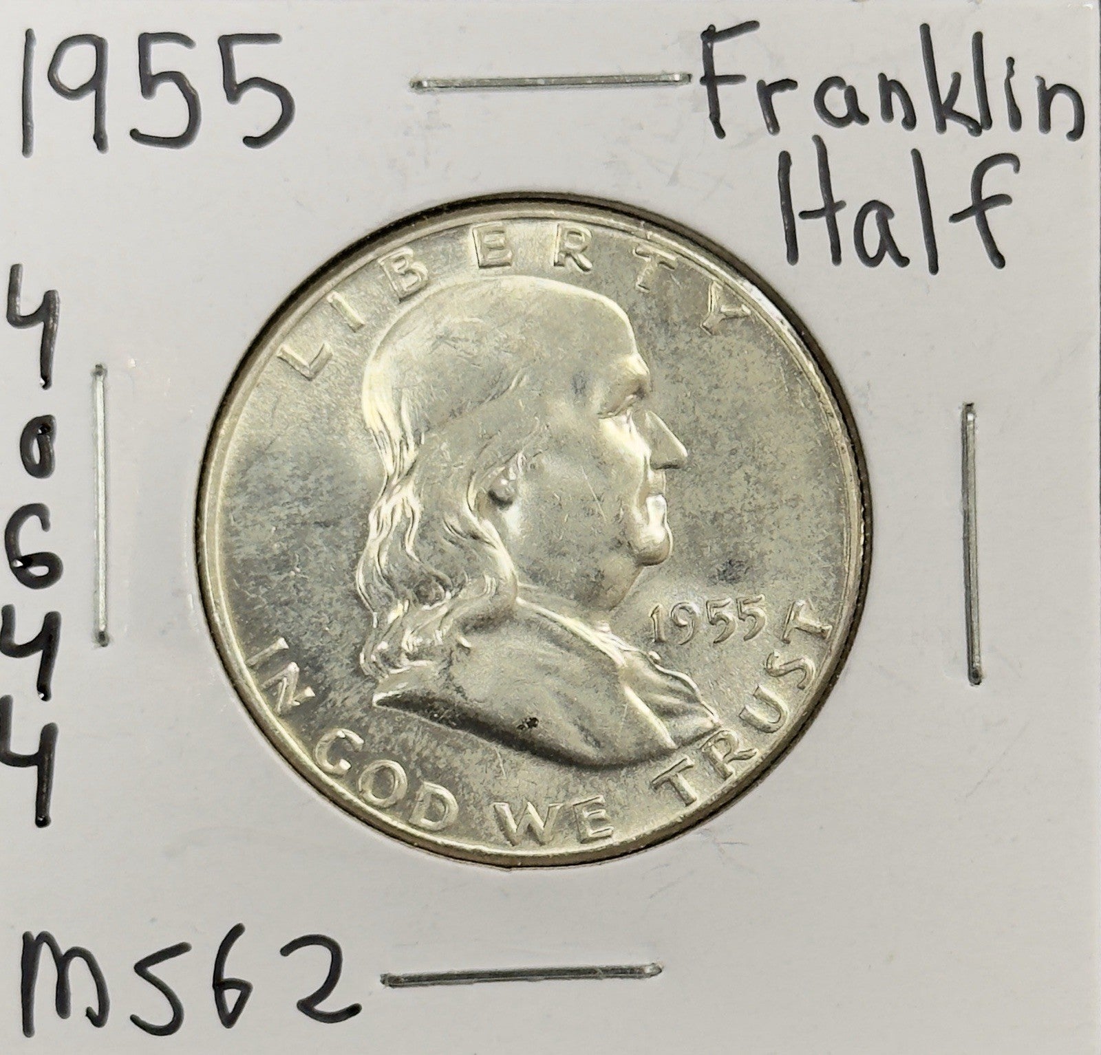 1955 Franklin Half Dollar - Mint State ( 40644 )