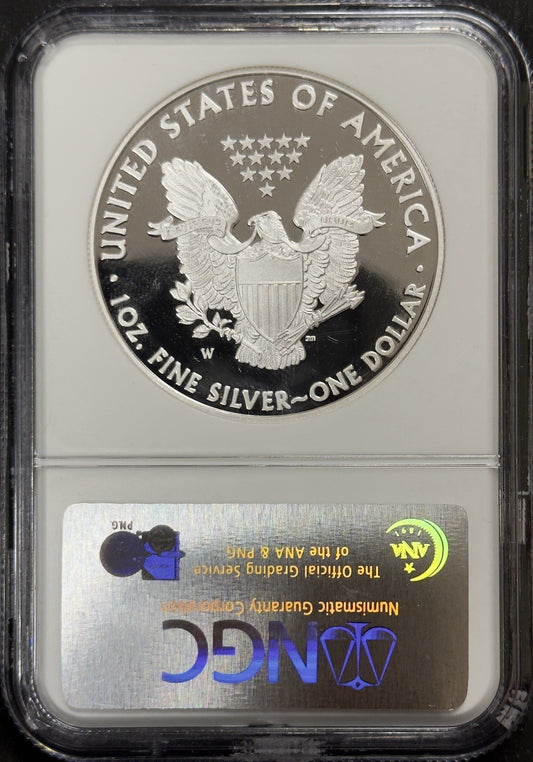 2008 W Silver Eagle - NGC PF69 Ultra Cameo ( 40968 )