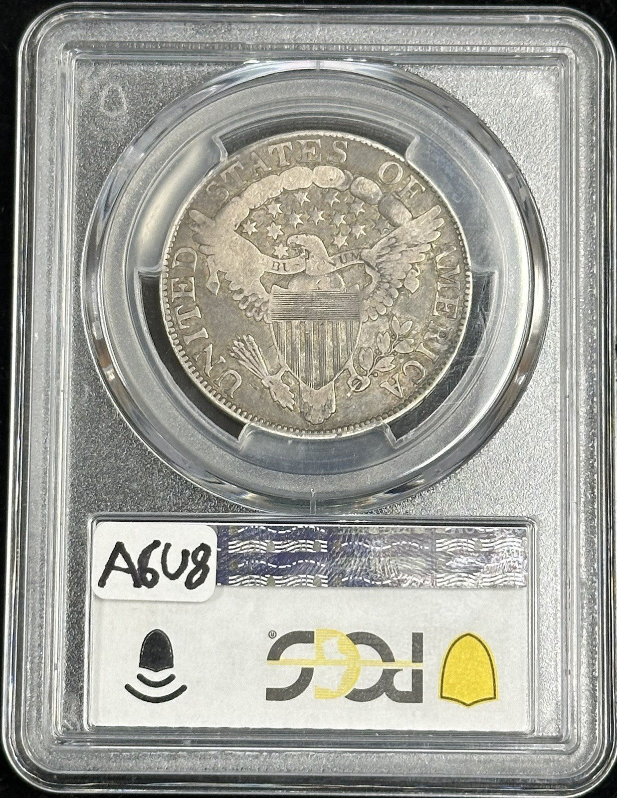 1806/5 Draped Bust Half Dollar Overton 103 Large Stars PCGS F12 - A6U8