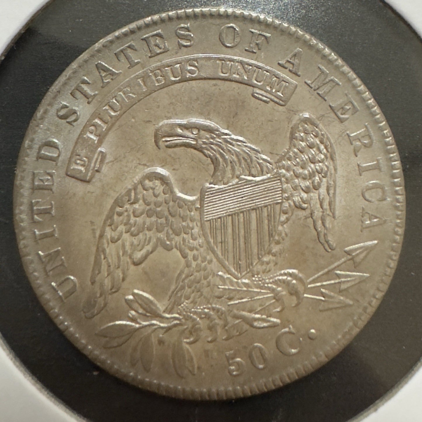 1835 Capped Bust Half Dollar - Mint State *Crackout*  ( 40498 )