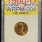 1960-D/D Lincoln Cent Error RPM-019 Wexler WRPM-004 Die Stage D (B1126)