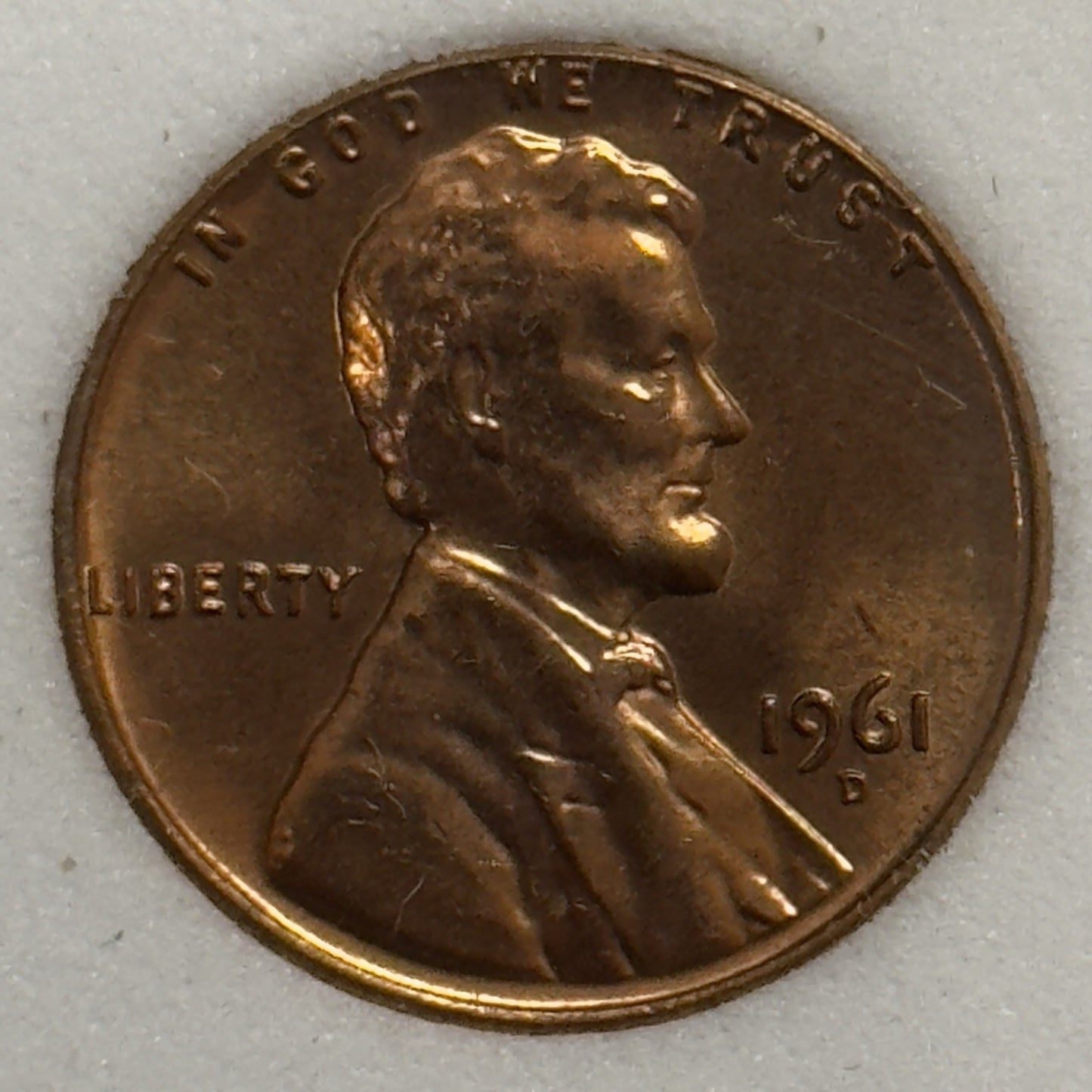 1961-D/D Lincoln Cent Error RPM-069 Wexler WRPM-014 ( 40718 )