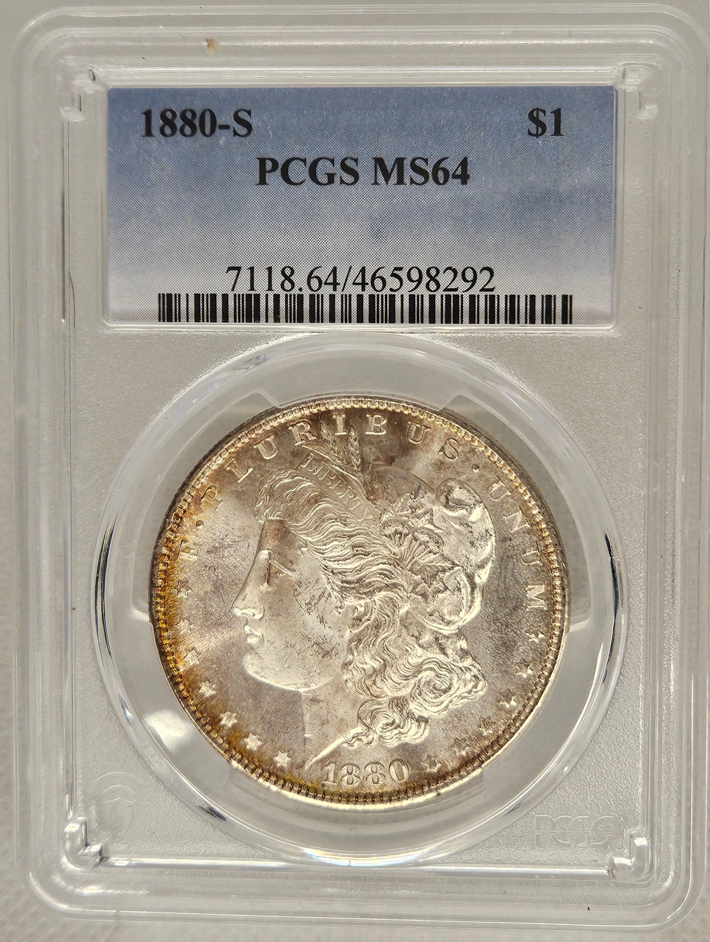 1880-S Morgan Dollar PCGS MS64  Nice Higher Grade Mint State Coin!!!