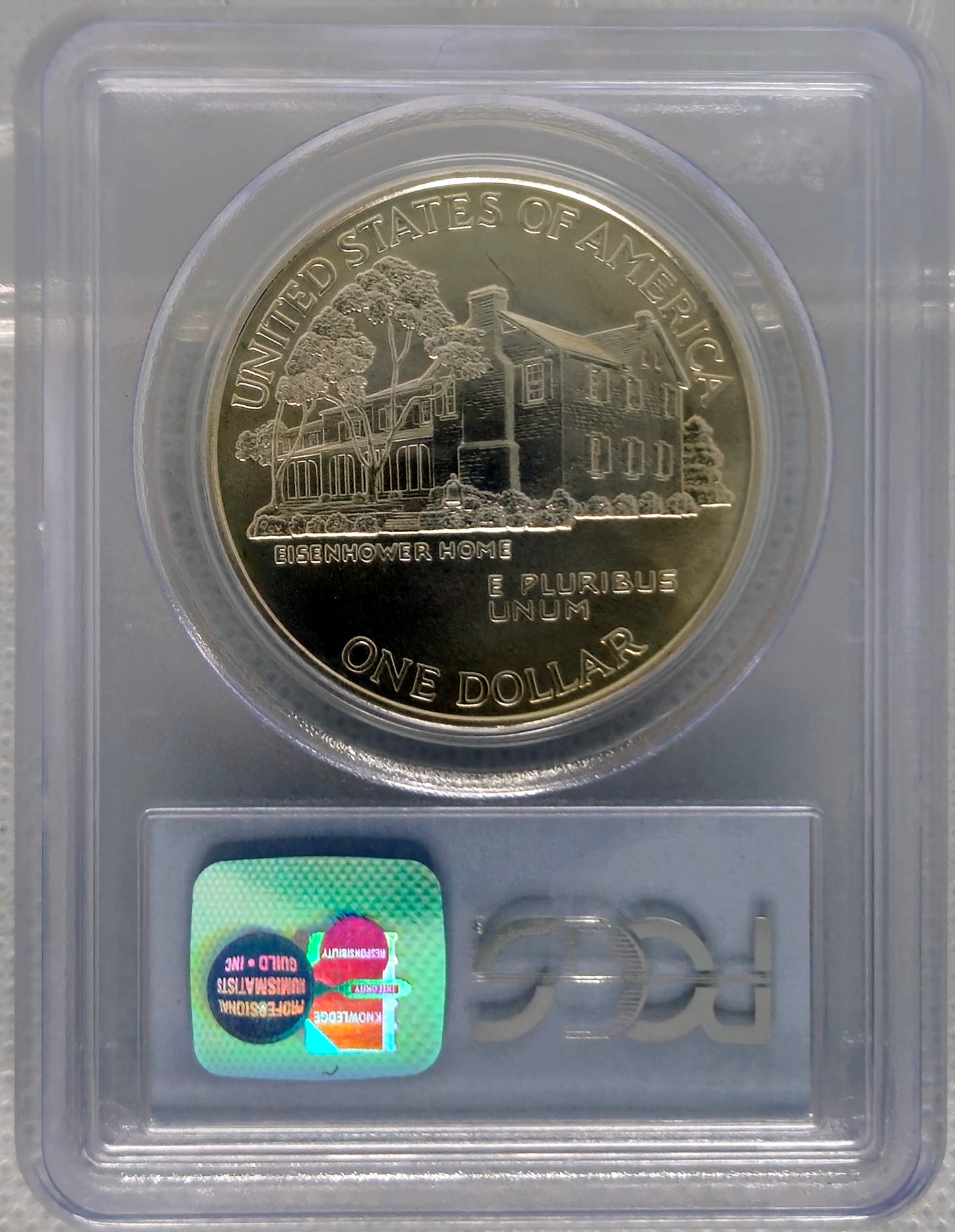 1990-W Eisenhower Centennial PCGS MS 69 Commemorative Silver Dollar