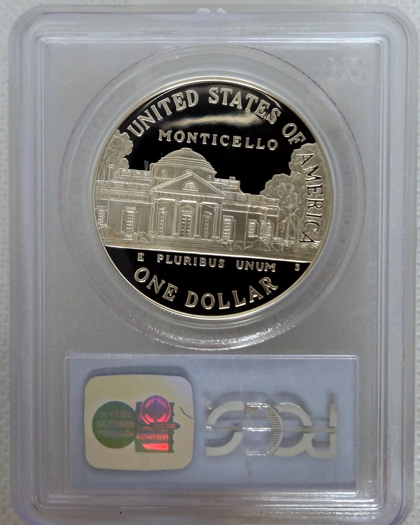 1993-S Thomas Jefferson PCGS PR 69 DCAM Commemorative Silver Dollar