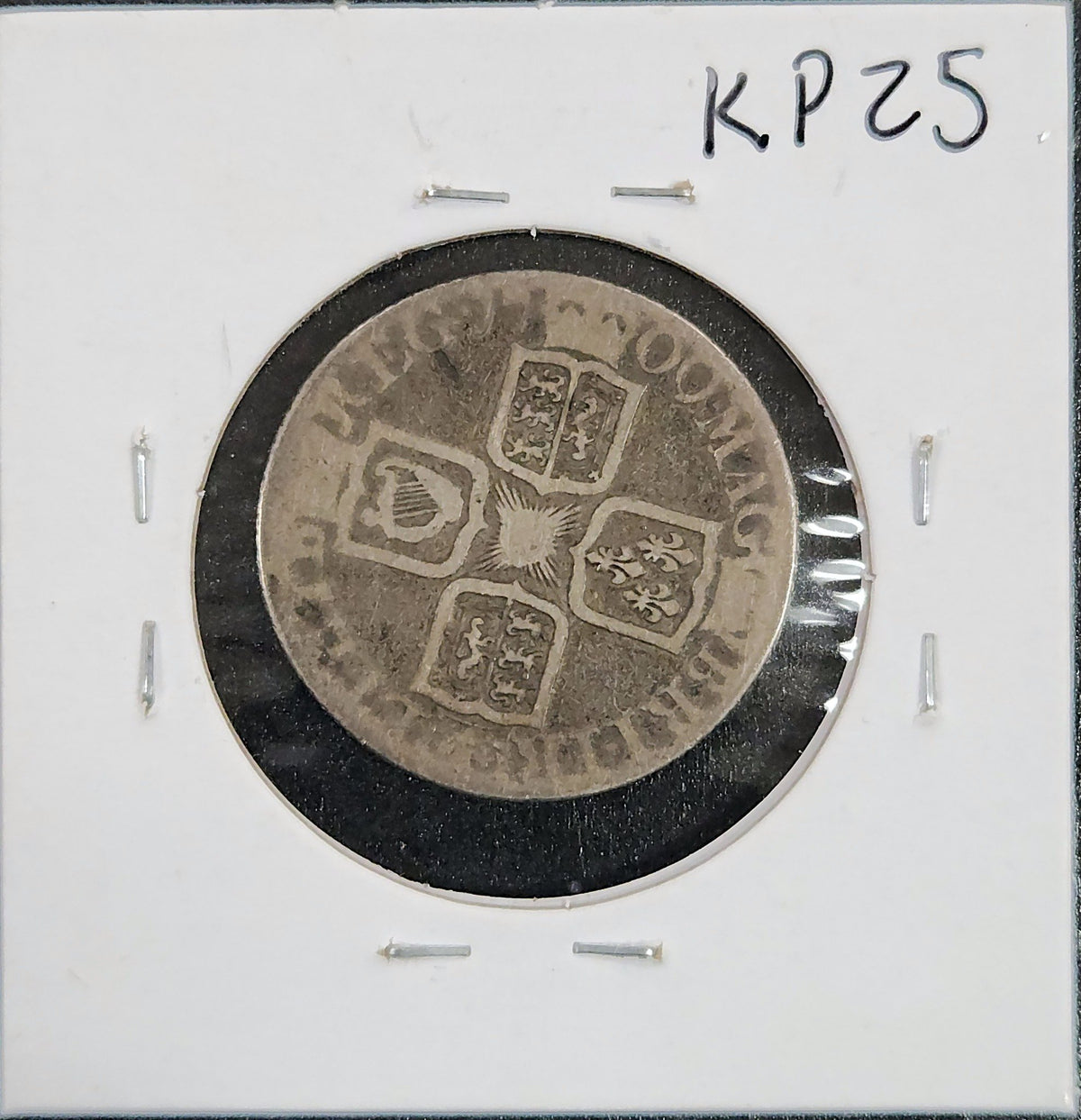 1709 Great Britain Shilling Km#523.1 KPZ5 — Reverse