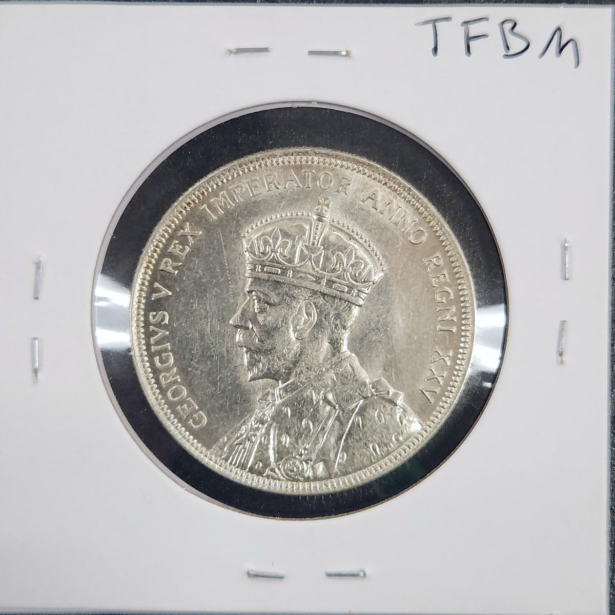 1935 Canada Dollar KM#30 TFBM — Reverse