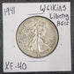 1941 Walking Liberty Half XF-40 — Obverse