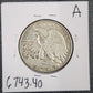1941 Walking Liberty Half XF-40 — Reverse