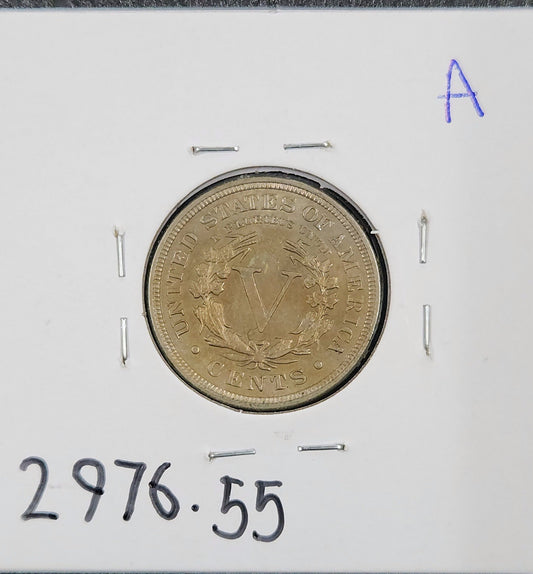 1911 Liberty V Nickel AU-55 2976.55-A — Reverse