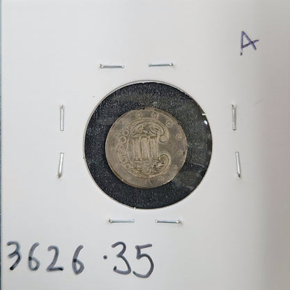 1859 Three-Cent Silver VF-35 3626.35-A — Reverse