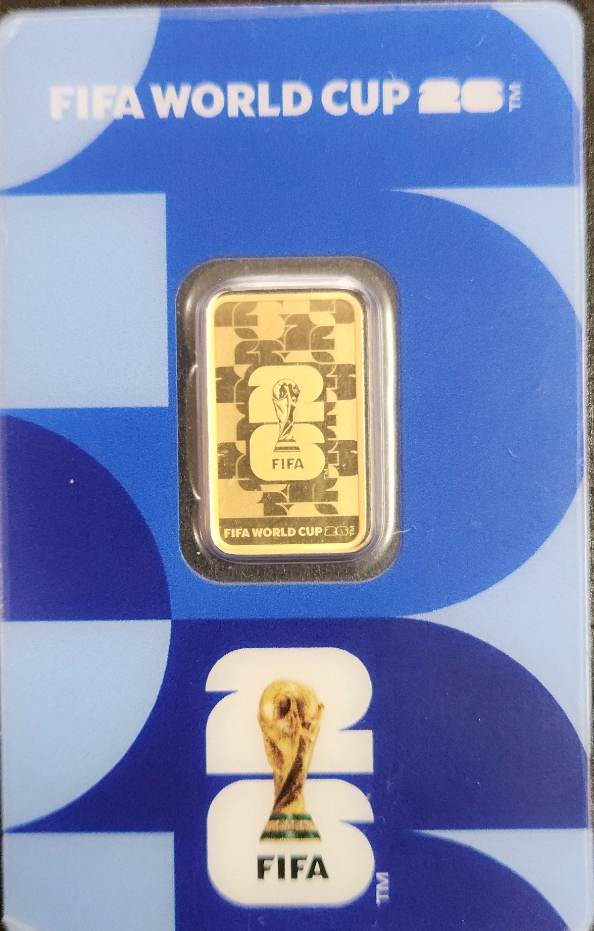 FIFA World Cup 26 5g Fine Gold Bar KHFU — Obverse