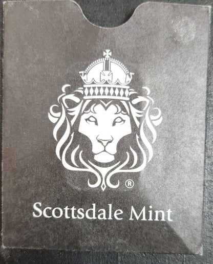 Scottsdale Mint 1 Gram.9999 Fine Gold Prepper Bar 32D9 — Holder