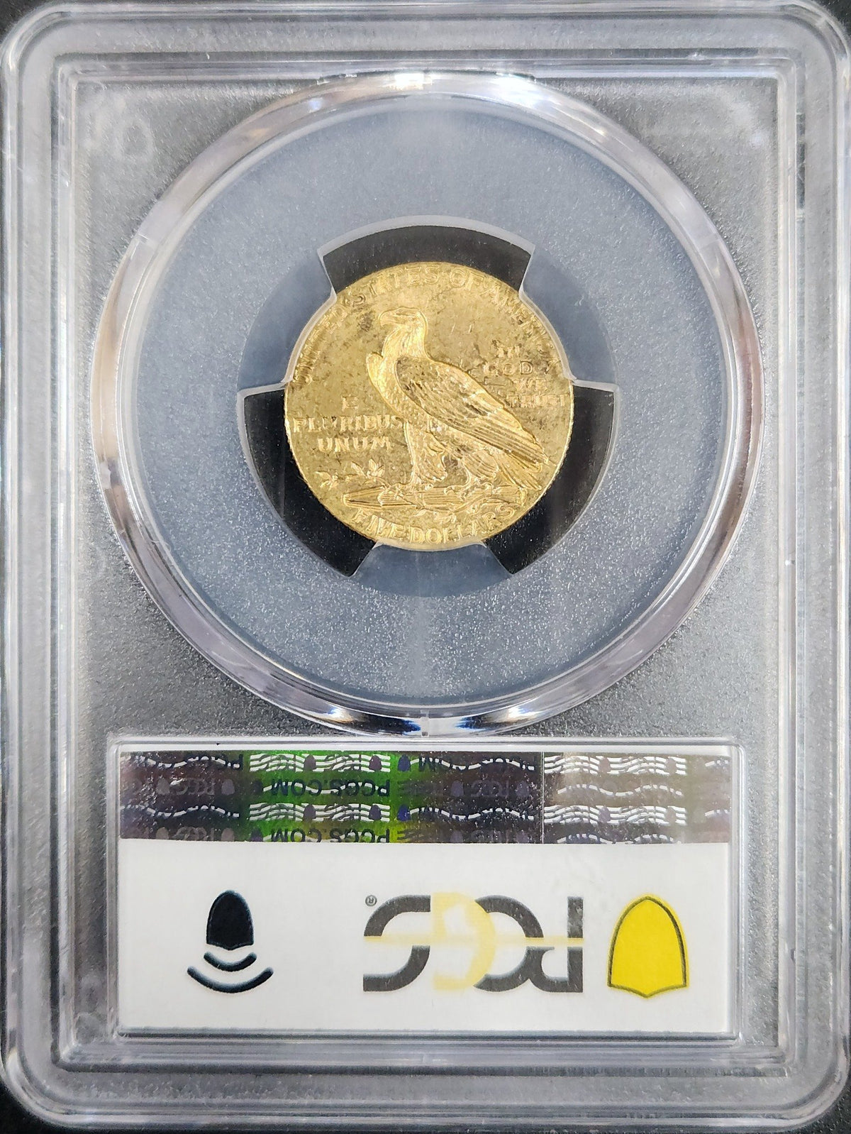 1908 $5 Gold Indian Head MS63 CAC PCGS UCHX — Reverse