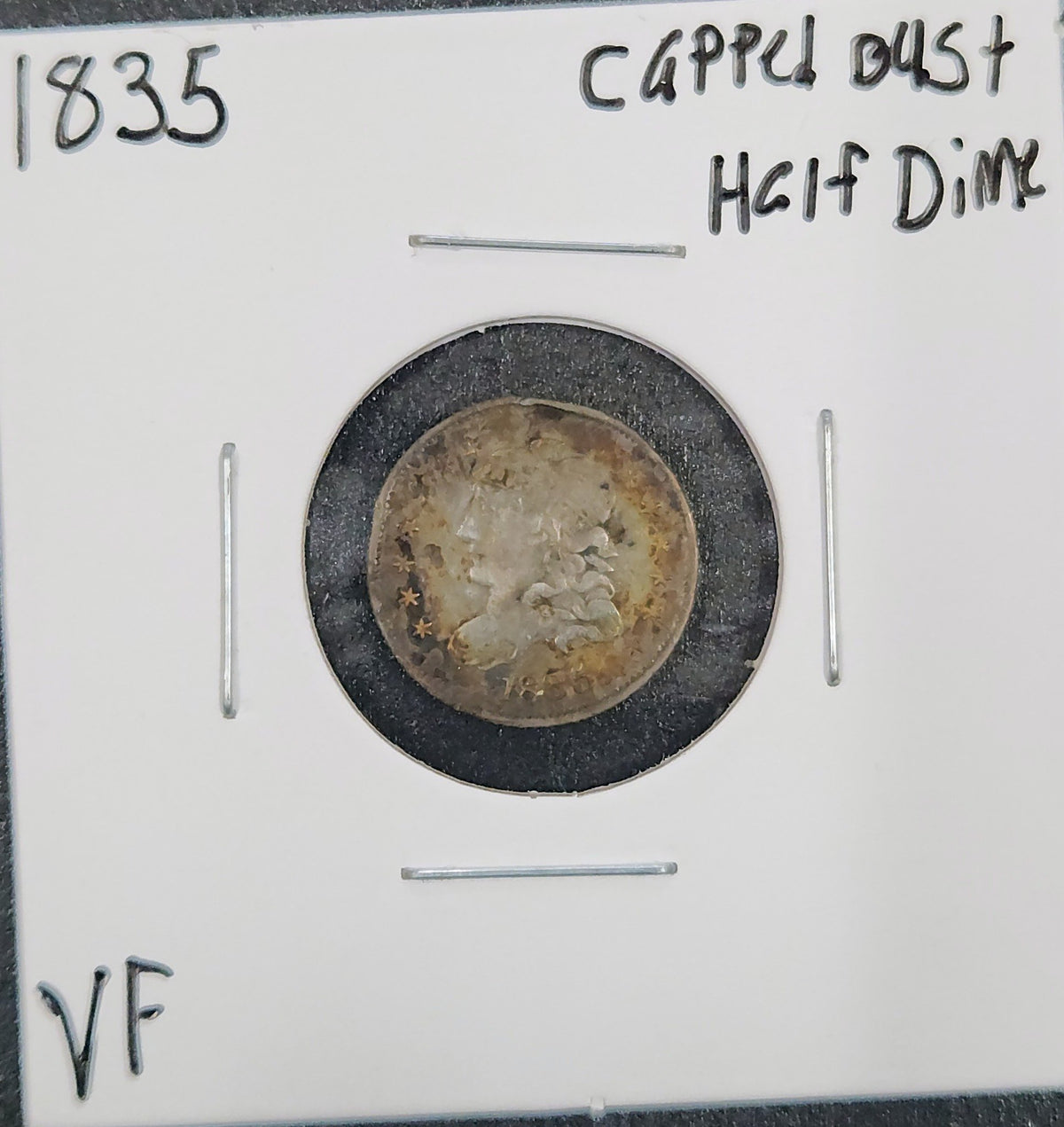 1835 Capped Bust Half Dime VF 395014.D30-A — Obverse