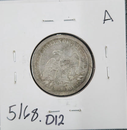 1842-O Liberty Seated Quarter Fine 5168.D12-A — Reverse