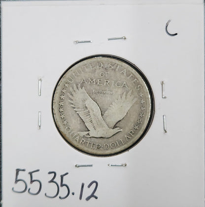 1917 Standing Liberty Quarter Type 1 F-12 5535.12-C — Reverse