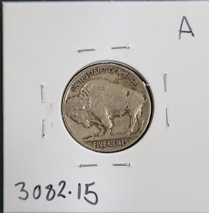 1917 Buffalo Nickel F-15 3082.15-A — Reverse