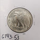 1941 Walking Liberty Half AU-53 — Reverse