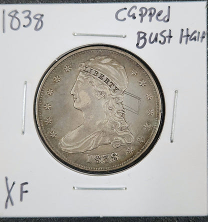 1838 Capped Bust Half Dollar XF 6221.D40-A — Obverse