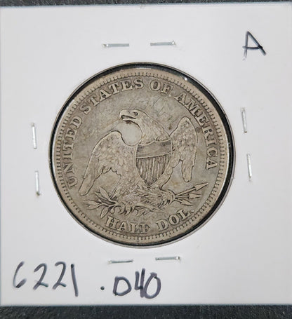 1838 Capped Bust Half Dollar XF 6221.D40-A — Reverse