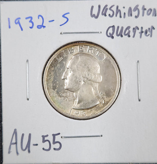 1932-S Washington Quarter AU-55 5647.55-A — Obverse