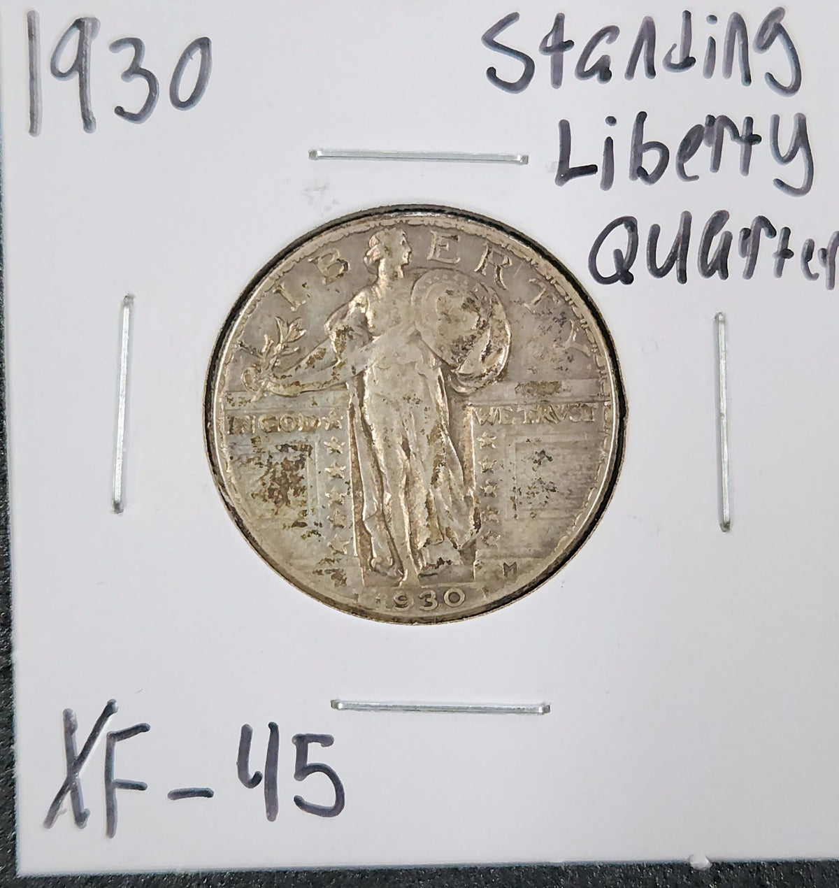 1930 Standing Liberty Quarter XF-45 5561.45-A — Obverse