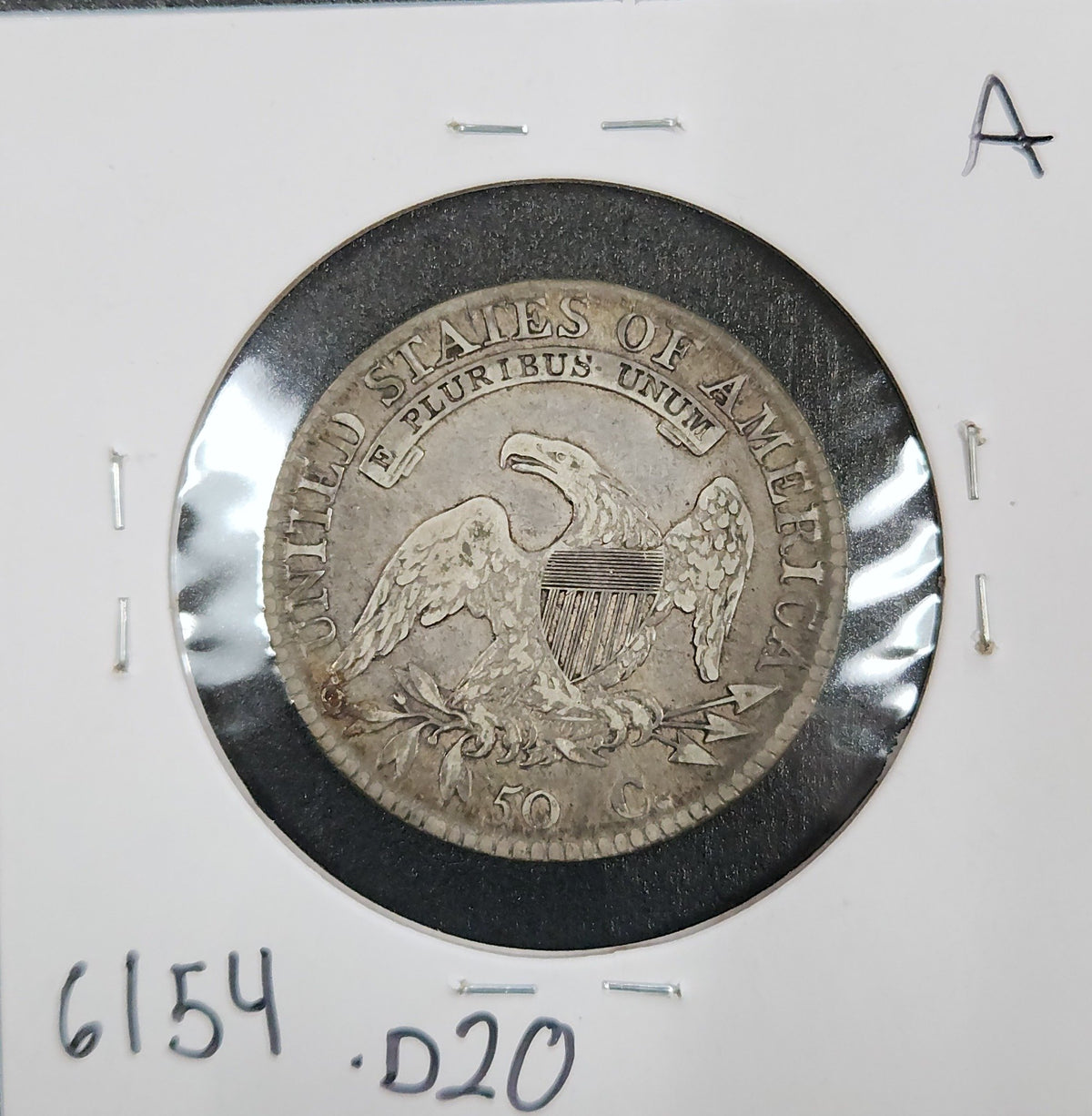 1814 Capped Bust Half Dollar VF 6154.D20-A — Reverse