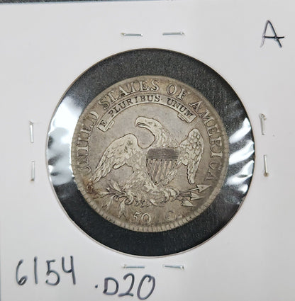 1814 Capped Bust Half Dollar VF 6154.D20-A — Reverse