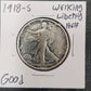 1918-s Walking Liberty Half G — Obverse