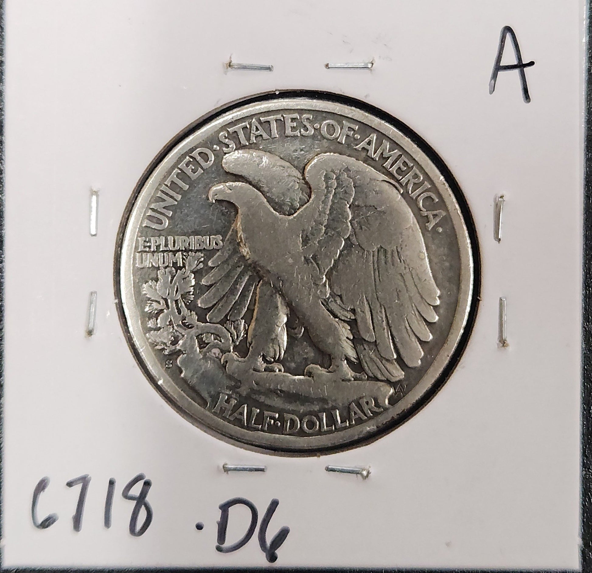 1918-s Walking Liberty Half G — Reverse