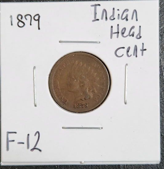 1879 Indian Head Cent F-12 1350.12-A — Obverse