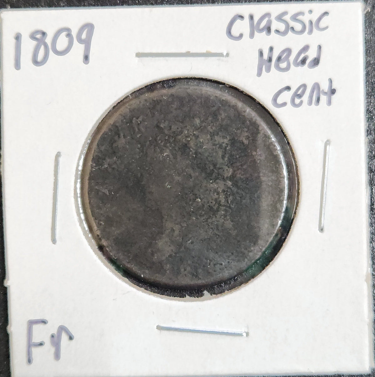 1809 Classic Head Large Cent FR 846.D2-A — Obverse