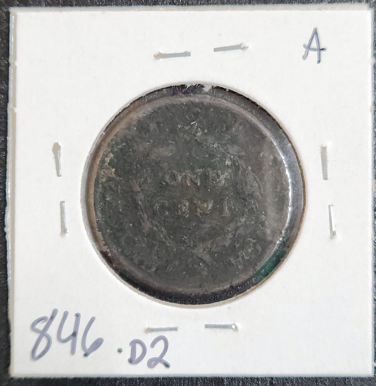 1809 Classic Head Large Cent FR 846.D2-A — Reverse