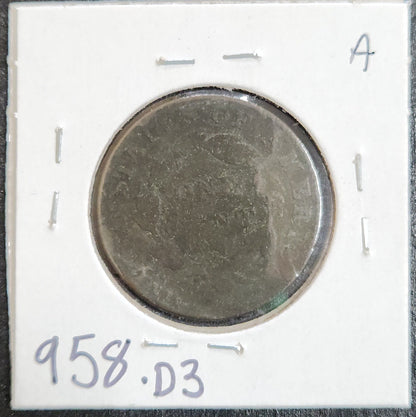 1829 Coronet Head Large Cent AG 958.D3-A — Reverse