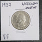 1932 Washington Quarter VF — Obverse