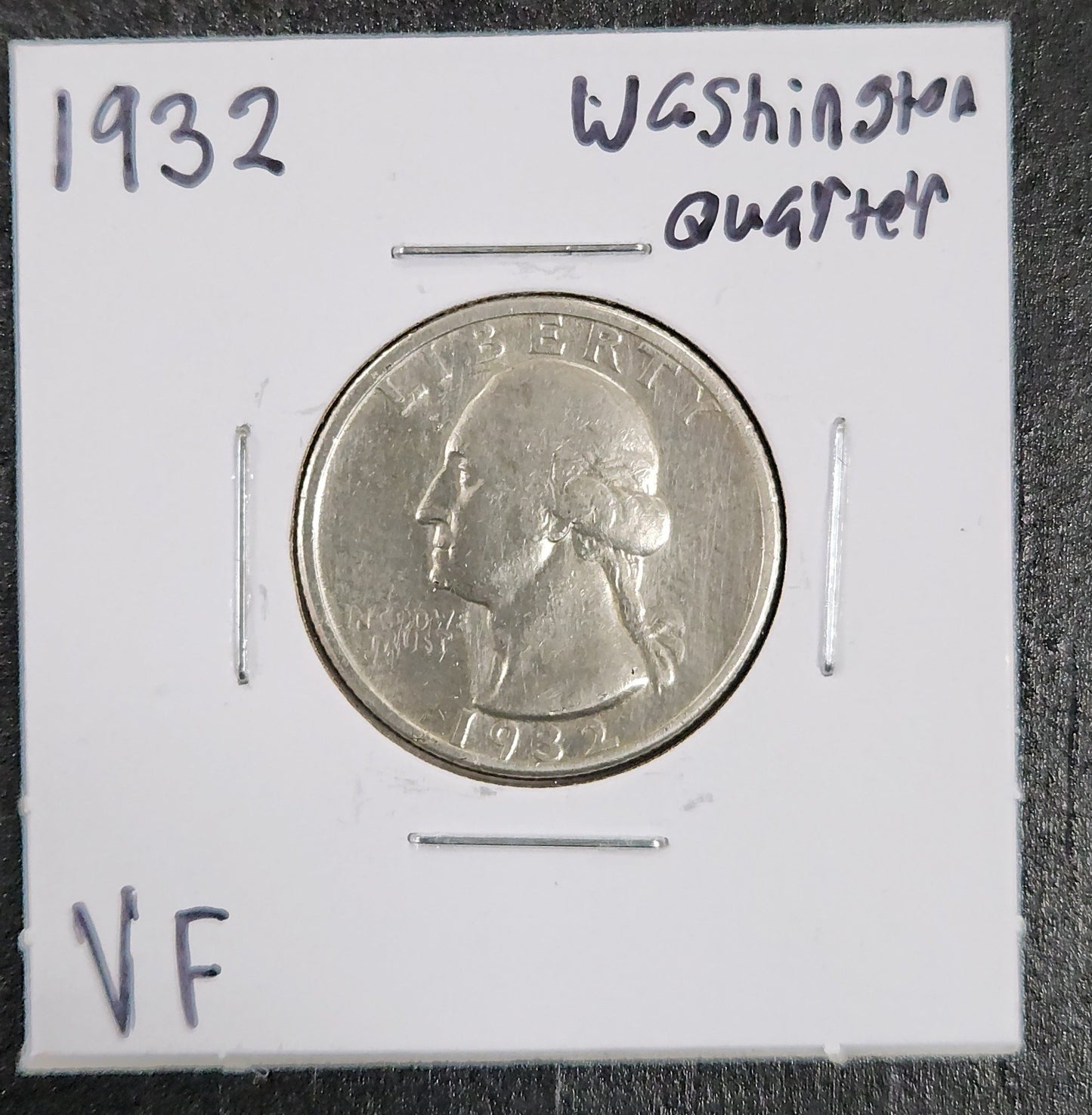 1932 Washington Quarter VF — Obverse