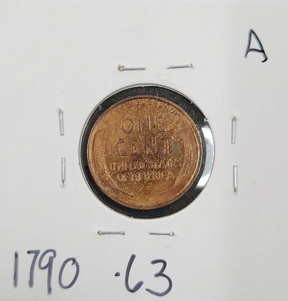 1909 VDB Lincoln Wheat Cent MS-63 1790.63-A — Reverse
