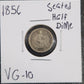 1856 Seated Half Dime VG-10 — Obverse
