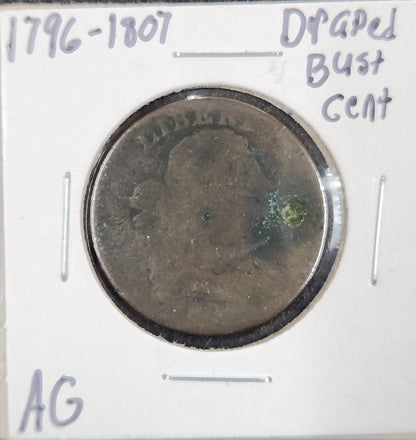 1796-1807 Draped Bust Large Cent AG 72314.D3-B — Obverse